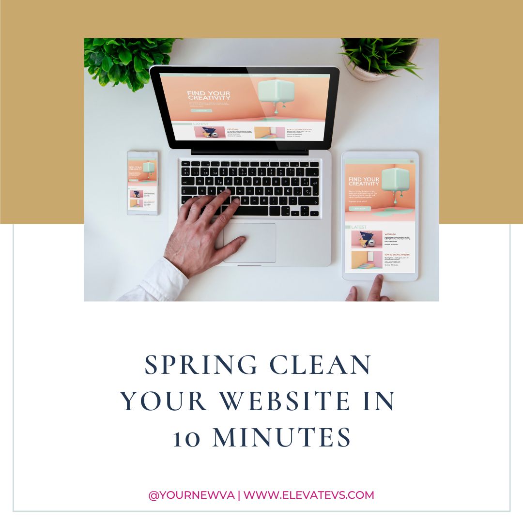 Website being viewed on a laptop